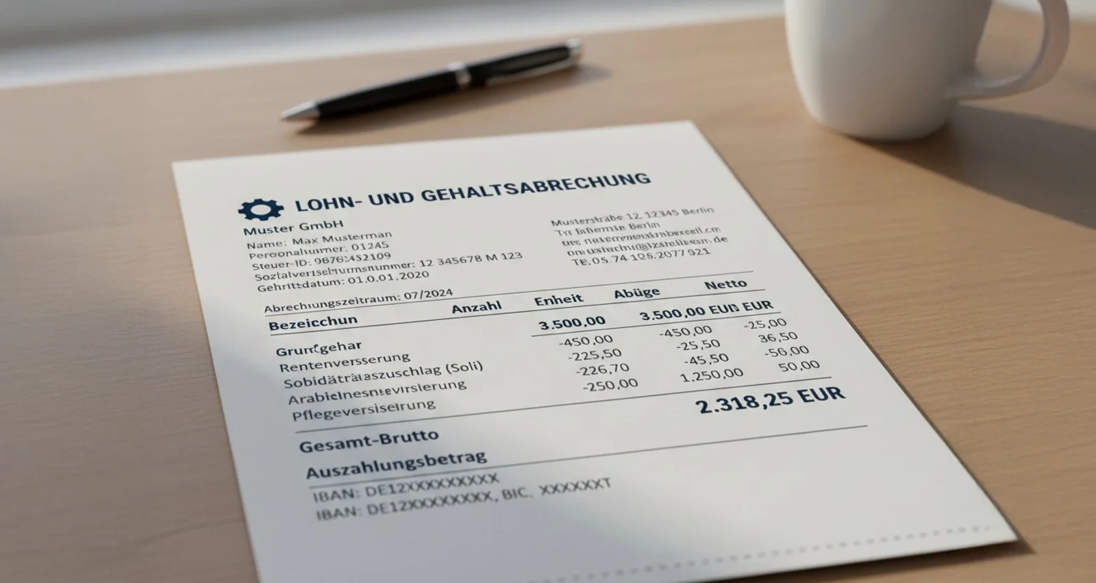 AI-enhanced interface analyzing fake payslip detection for loans, showcasing modern verification technology amidst subdued aquamarine tones.